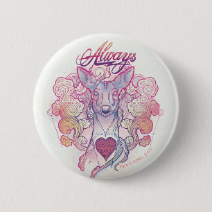Harry-Potter-Zauber   "Immer" Doe Patronus Button