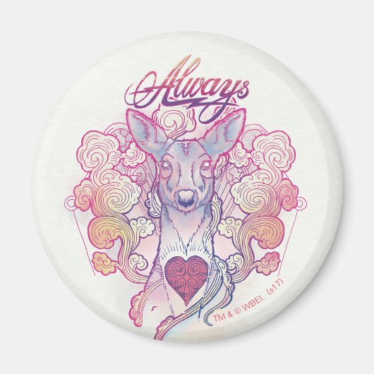 Harry-Potter-Zauber | "Immer" Doe Patronus Magnet (Vorne)