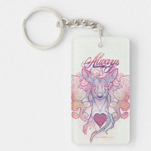 Harry-Potter-Zauber   "Immer" Doe Patronus Schlüsselanhänger