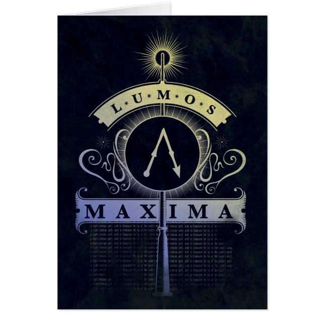 Harry Potter Zauber | Lumos Maxima Grafik (Vorne)