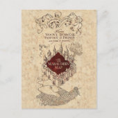 Harry Potter Zauber Marauder Karte (Vorderseite)
