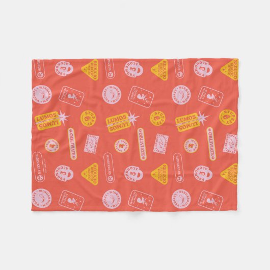 HARRY POTTER™ | Zauber Muster Fleecedecke (Vorderseite (Horizontal))