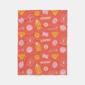 HARRY POTTER™ | Zauber Muster Fleecedecke (Vorderseite)