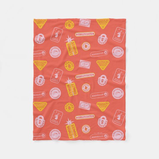 HARRY POTTER™ | Zauber Muster Fleecedecke (Vorderseite)