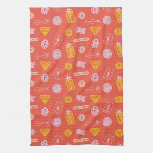 HARRY POTTER™ | Zauber Muster Geschirrtuch (Vertikal)