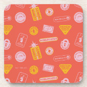 HARRY POTTER™ | Zauber Muster Getränkeuntersetzer (Vorderseite)