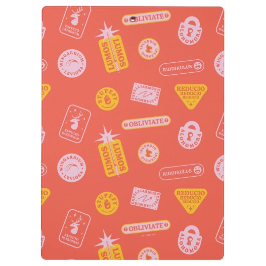 HARRY POTTER™ | Zauber Muster Klemmbrett (Rückseite)