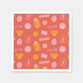 HARRY POTTER™ | Zauber Muster Serviette (Vorderseite)