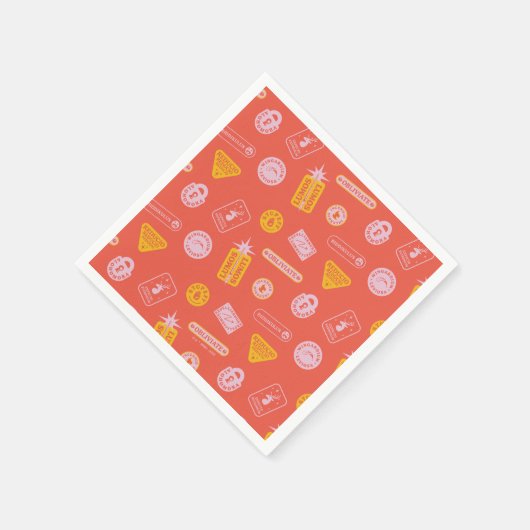 HARRY POTTER™ | Zauber Muster Serviette (Ecke)