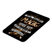 Harry-Potter-Zauber | Nur weil du darfst Magnet (Linke Seite)
