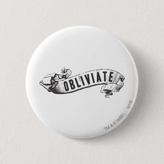 Harry-Potter-Zauber | Obliviate Button (Vorderseite)
