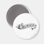 Harry-Potter-Zauber | Obliviate Magnet (Vorderseite/Rückseite)