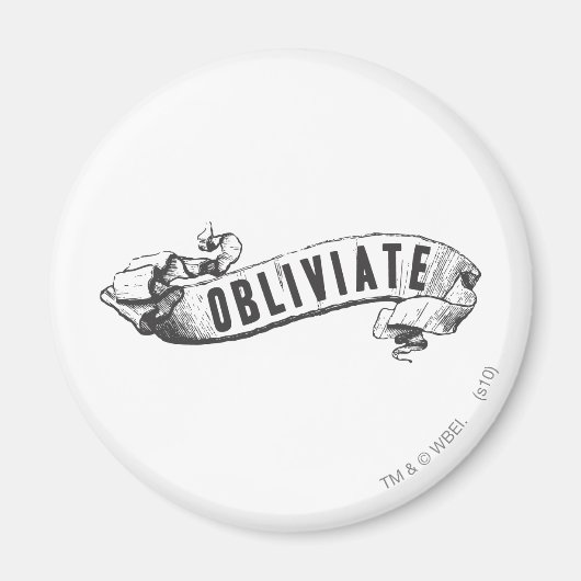 Harry-Potter-Zauber | Obliviate Magnet (Vorne)