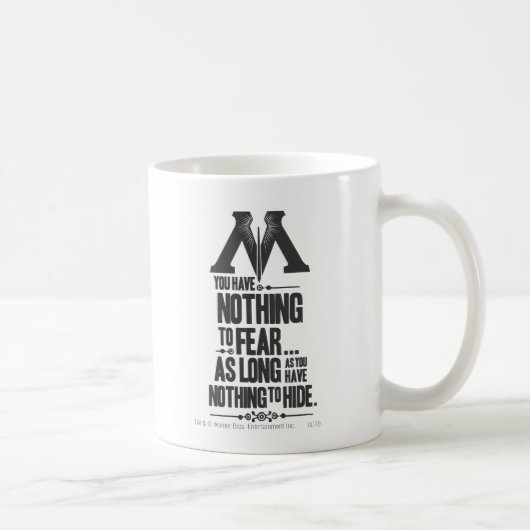 Harry-Potter-Zauber | Propaganda des Zaubereiminis Kaffeetasse (Rechts)