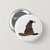 Harry-Potter-Zauber | Sortierhut Button (Vorne & Hinten)