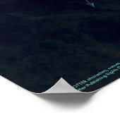 Harry-Potter-Zauber | Wingardium Leviosa Grafik Poster (Ecke)