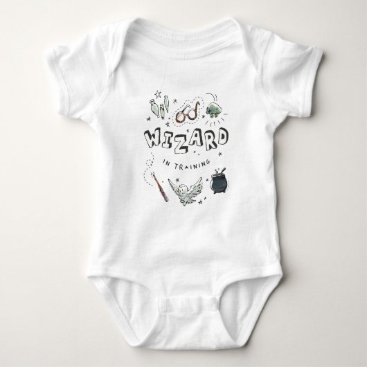 HARRY POTTER™ | Zauberlehrling Baby Strampler (Vorderseite)