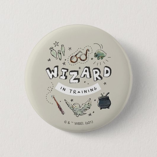 HARRY POTTER™ | Zauberlehrling Button (Vorderseite)