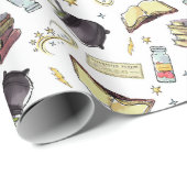 HARRY POTTER™ Zaubers- und Buchmuster Geschenkpapier (Rolleneckpunkt)