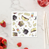 HARRY POTTER™ Zaubers- und Buchmuster Serviette (Beispiel)