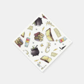 HARRY POTTER™ Zaubers- und Buchmuster Serviette (Ecke)