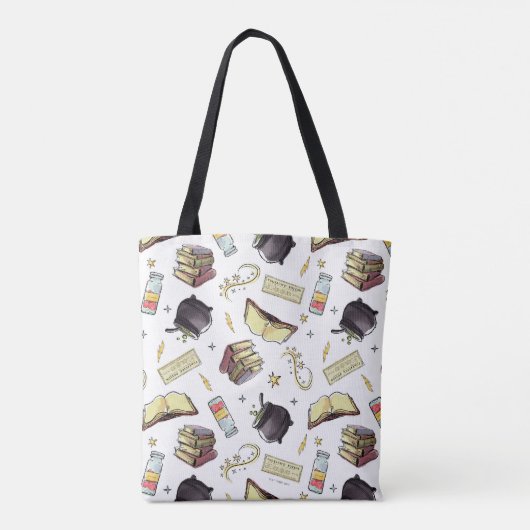 HARRY POTTER™ Zaubers- und Buchmuster Tasche (Rückseite)