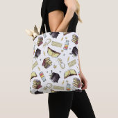 HARRY POTTER™ Zaubers- und Buchmuster Tasche (Von Nahem)