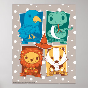 HARRY POTTER™   ZEICHENTRICK-FIGUREN DER HOGWARTS™ POSTER