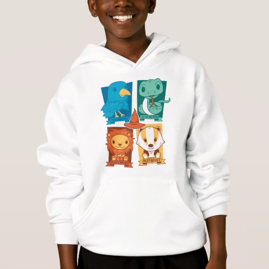 HARRY POTTER™ | ZEICHENTRICK-WAPPEN VON HOGWARTS™ HOODIE (Vorderseite)