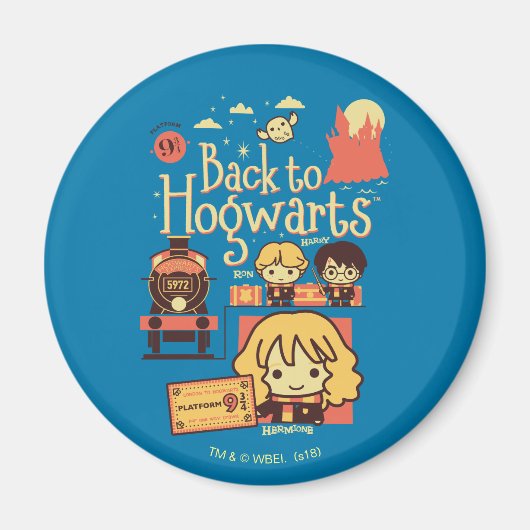 HARRY POTTER™ | Zurück nach HOGWARTS™ Magnet (Vorne)