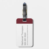 Harry- PotterCartoon-Ikonen-Muster Gepäckanhänger (Rückseite vertikal)