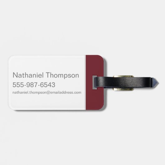 Harry- PotterCartoon-Ikonen-Muster Gepäckanhänger (Rückseite horizontal)