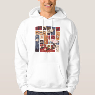 Harry- PotterCartoon-Szenen-Muster Hoodie