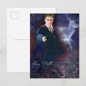 Harry Potters Hirsch-Patronus Postkarte (Vorne/Hinten)