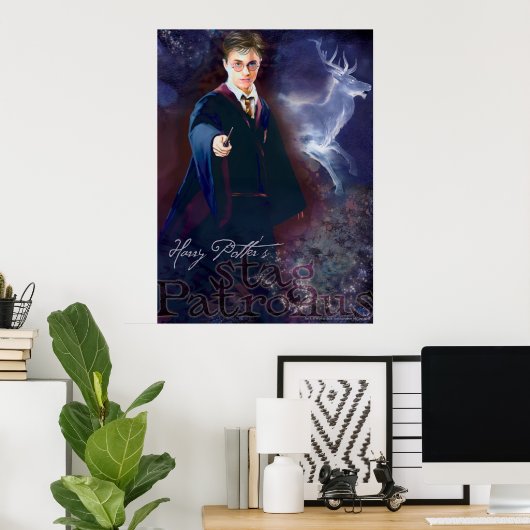Harry Potter's Stag Patronus Poster (Heimbüro)