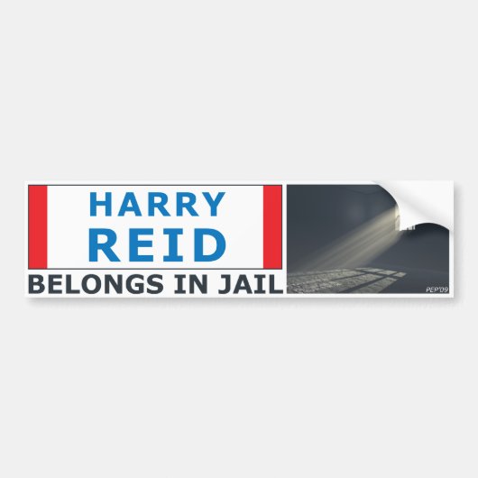 Harry Reid Autoaufkleber (Vorne)