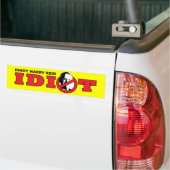 Harry Reid ist ein Idiot Autoaufkleber (Auf Lkw)
