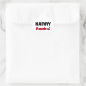 Harry Rocks Runder Aufkleber (Tasche)