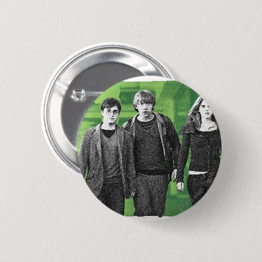 Harry, Ron und Hermione 1 Button (Vorne & Hinten)