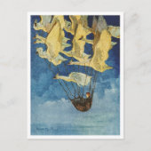 Harry Rountree Child Flying with Wild Swans Postkarte (Vorderseite)
