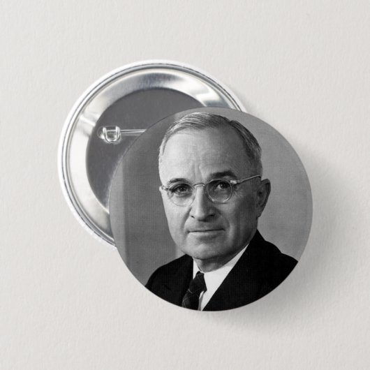 Harry S. Truman 33 Button (Vorne & Hinten)