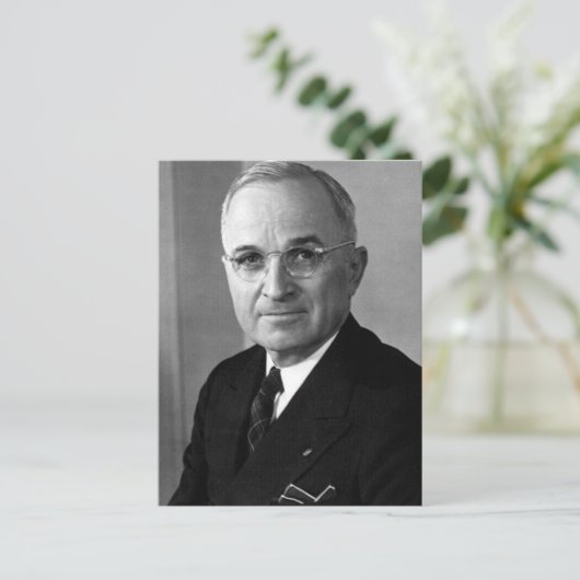 Harry S. Truman 33 Postkarte (Stehend Vorderseite)
