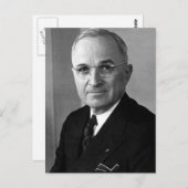 Harry S. Truman 33 Postkarte (Vorne/Hinten)