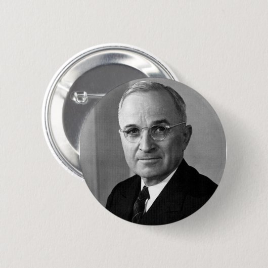 Harry S. Truman 33. Präsident Button (Vorne & Hinten)