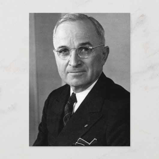 Harry S. Truman 33. Präsident Postkarte (Vorderseite)