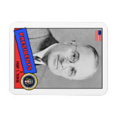 Harry S. Truman Baseball Card Magnet (Horizontal)