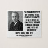 Harry S. Truman keine Regierung ist perfekte Puzzle (Horizontal)