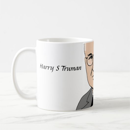 Harry S Truman - The Buck Stops Here! Kaffeetasse (Links)