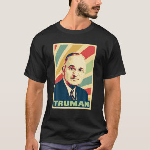 Harry S Truman Vintage Farben T-Shirt