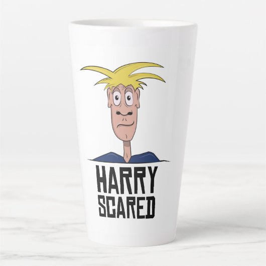 Harry Scared Latte Tasse (Vorderseite)